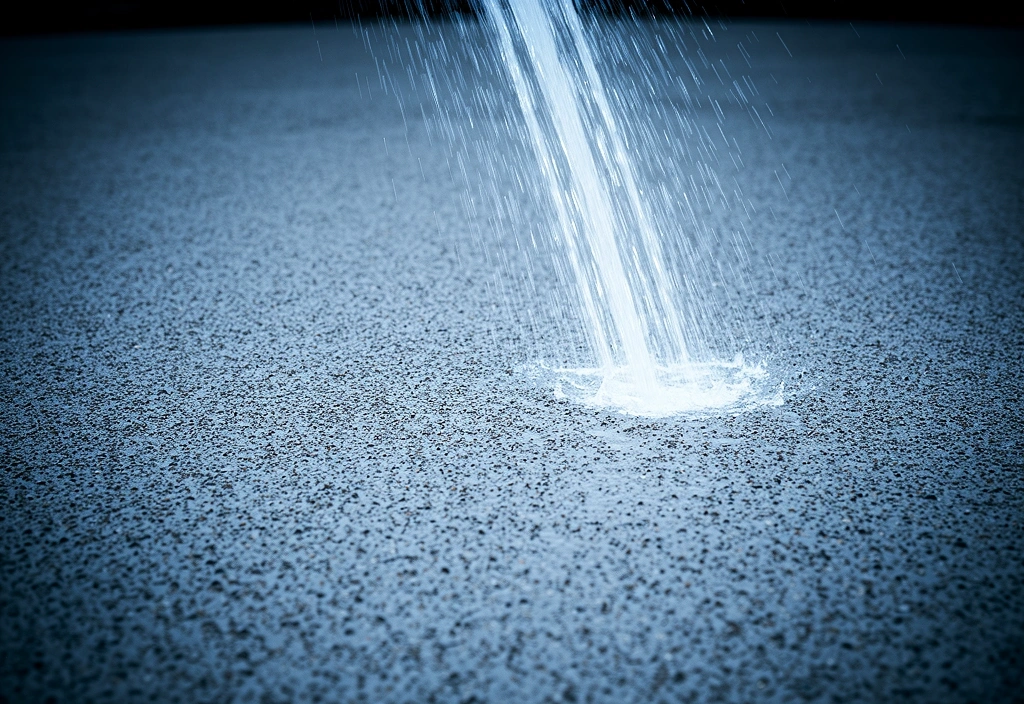 Clean surface after washing