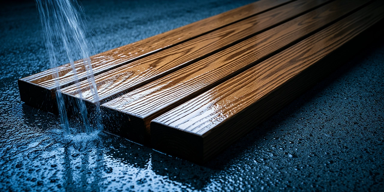 Cleaned wood texture