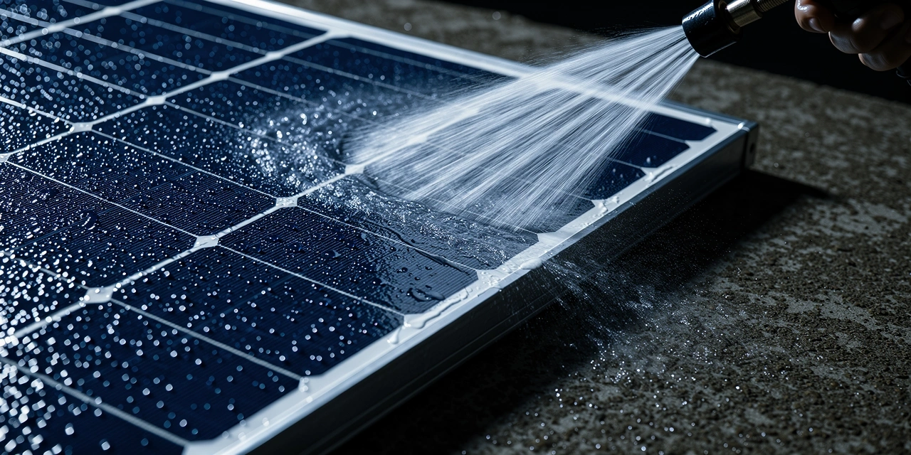 Solar panel maintenance